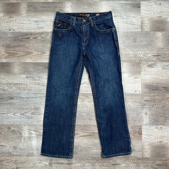 Ariat FR Cat 2 Jeans Men’s 32x32 Relaxed Low Rise Boot Cut - Picture 1 of 11
